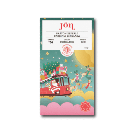 Jön Yılbaşı Özel – Baston Şekerli Tarçınlı Çikolata (5 Adet)